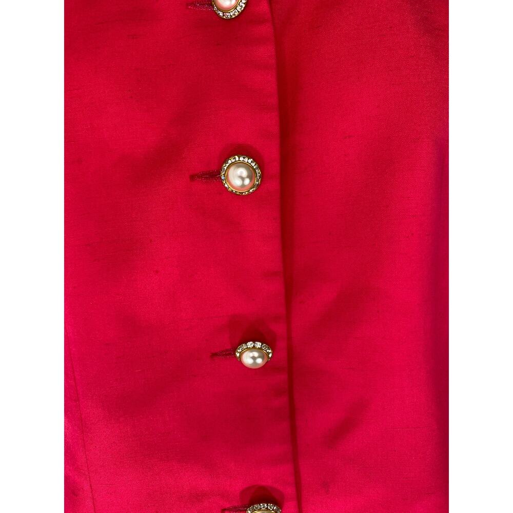 Christian Dior Vintage Business Career Office Work Minimalist Pink‎ Suit Size 8 - Picture 4 of 14